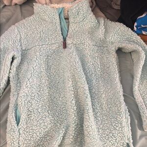 Copper Key Light Blue Teddy Jacket